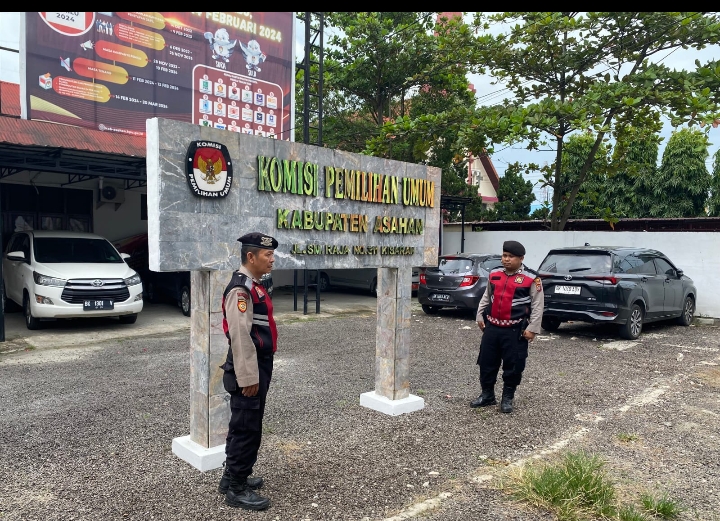 Pelihara Kamtibmas Jelang Pemilu Tahun 2024, Sat Samapta Polres Asahan Gelar Patroli