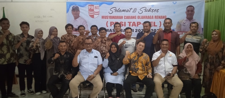 PRSI Tapsel Muscab Periode 2023-2027, Ketua Koni Haris Yani : Cabor Primadona Harus Dulang Emas dan Juara