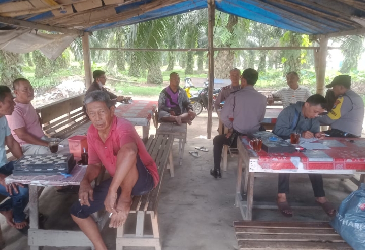 Personel Polsek Air Joman memberikan Pesan Kamtibmas Kepada Warga Binaan