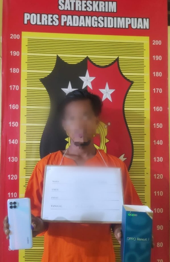 Tekab Polres Padangsidimpuan berhasil Tangkap Pelaku Jambret di Tapsel