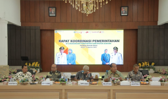 Bupati Asahan Buka Rakorpem Bulan Agustus 2023