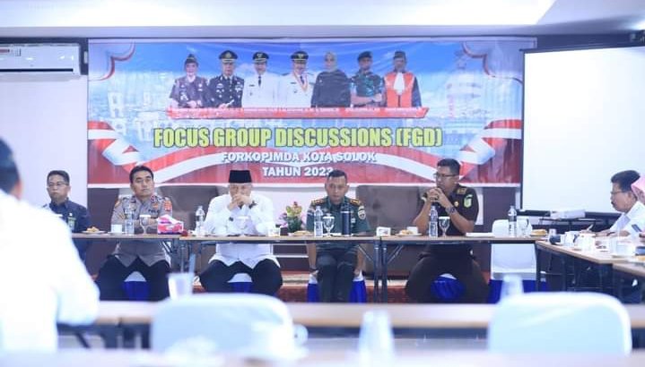 Persiapan HUT RI ke-78 dan Pemilu 2024, Pemko Solok Gelar FGD Forum Komunikasi Pimpinan Daerah