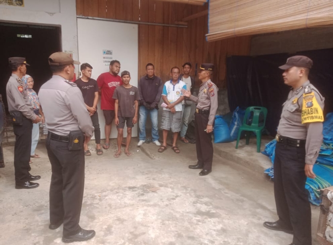 Polsek Air Joman Laksanakan DDS Sampaikan Pesan Kamtibmas