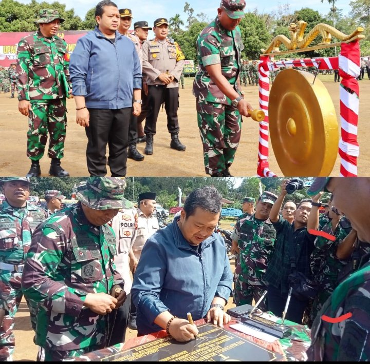 TMMD 117 Tahun 2023 di Tutup, Danrem 023 KS Kolonel Inf Lukman Hakim : Terima Kasih kepada Semua Pihak turut Mensukseskan dengan Tepat Waktu