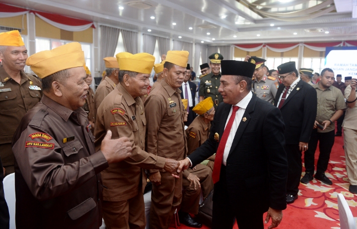 Silaturahmi dengan Veteran, Edy Rahmayadi Ingin Banyak Masukan dari Para Pejuang Kemerdekaan