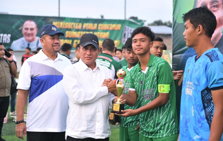 Mini Soccer Piala Gubernur Sumut Berakhir, Edy Rahmayadi Minta Kegiatan Pertandingan Olahraga Ini Terus Digalakkan