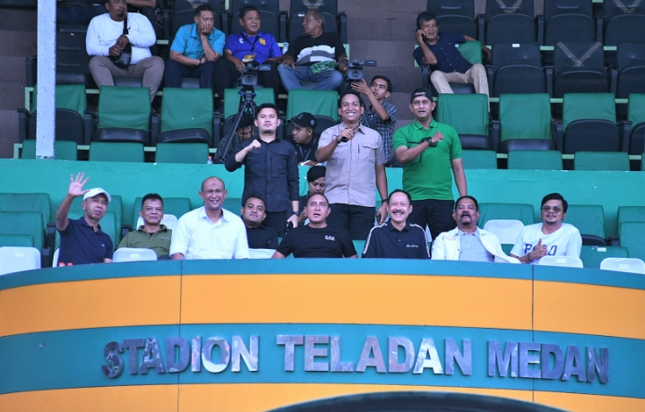Hari Kedua Edy Rahmayadi Cup, Gubernur Berharap Tim dan Suporter Tetap Jaga Sportivitas