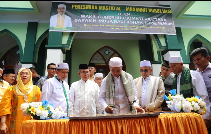 Jemaah Sambut Bahagia Kehadiran Masjid Al-Musannif Nurul Iman, Ini Pesan Ijeck