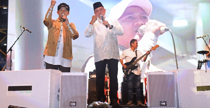 Penutupan Festival Seni Qasidah Tingkat Provinsi Sumut, Gubernur Minta Masyarakat Ramaikan Konser Islami