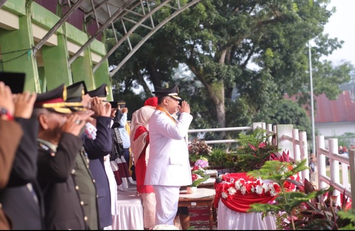 Upacara HUT Kemerdekaan RI Ke-78 Tahun 2023 di Kota Solok Berlangsung Meriah dan Khimat
