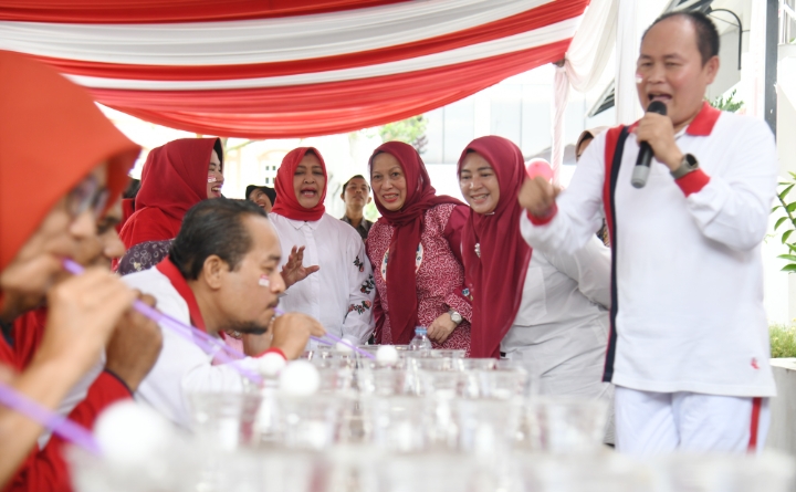 Gelar Aneka Lomba, PKK Sumut Ikut Semarakan HUT RI