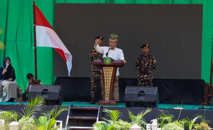 Hadiri Pelantikan Pengurus MWC NU Kecamatan se-Kabupaten Langkat, Ini Pesan Ijeck
