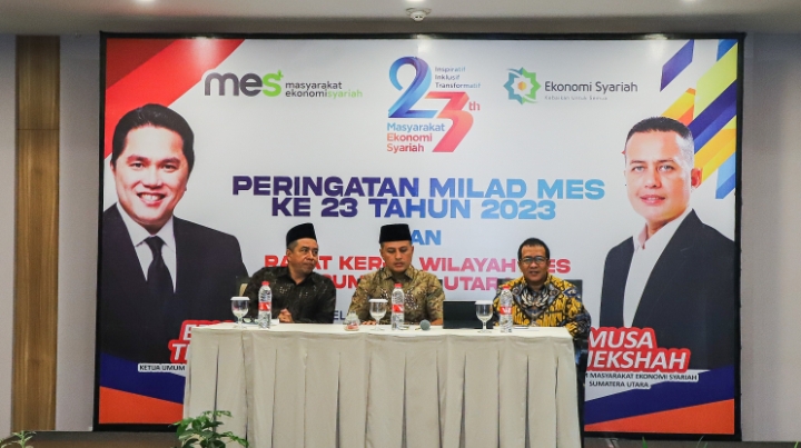 Milad ke-23 MES, jeck Harap MES Sumut Ikut Dorong Pertumbuhan Ekonomi Masyarakat