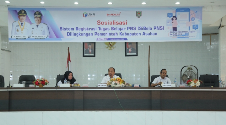Wakil Bupati Asahan Buka Sosialisasi Si Bela PNS di Lingkungan Pemkab Asahan