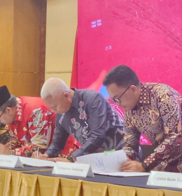 Bupati Asahan Tandatangani Perjanjian Kerjazama Optimalisasi Pemungutan Pajak