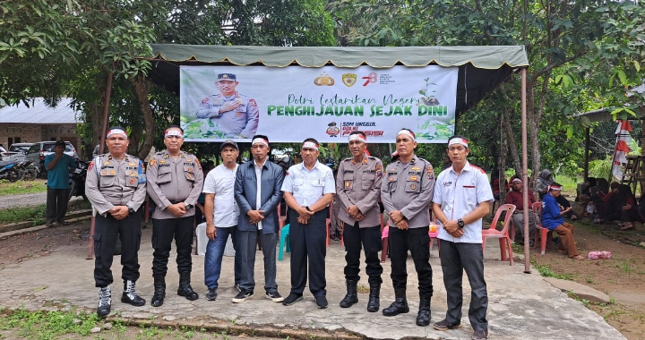 Kapolsek Air Batu Gelar kegiatan Polri Lestarikan Negeri