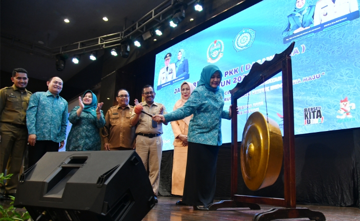 Buka Jambore Dasawisma 2023, Nawal Lubis Sebut PKK Sumut Jadi Panutan