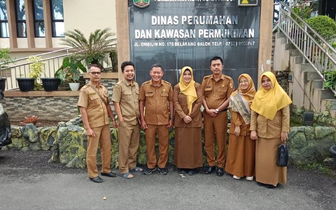 Disperkim Kota Solok Konsultasi ke Pemko Bukittinggi