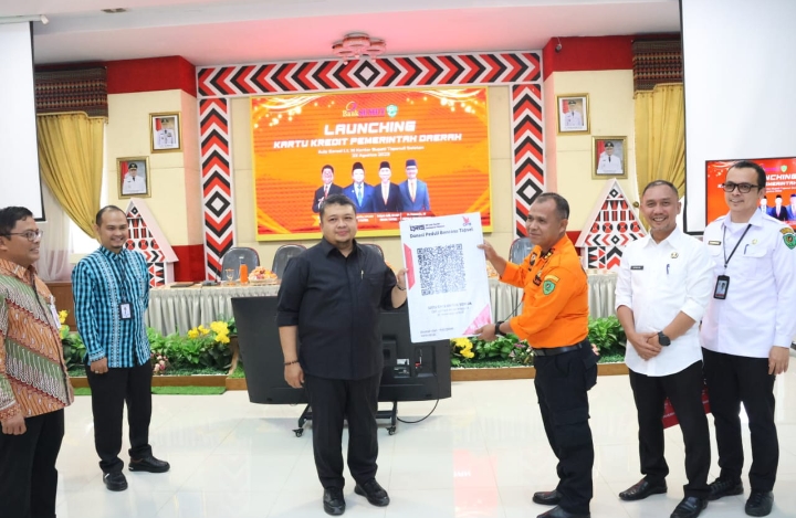 Bupati Dolly Pasaribu Launching Dompak BPBD Kabupaten Tapsel