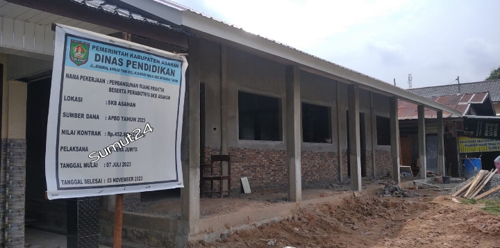 Pembangunan Ruang Praktek Setengah Milyar di Lokasi Dinas Pendidikan Diduga Mark Up