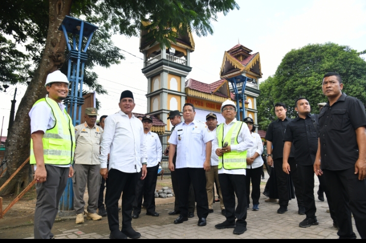 Kunker ke Kota Tebingtinggi, Edy Rahmayadi Resmikan Ponpes dan Rumah Tahfiz, serta Penataan Lapangan Merdeka
