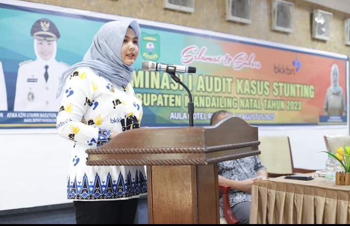 Wabup Madina Buka Diseminasi I Audit Kasus Stunting, Ini Keterangan Atika Nasution