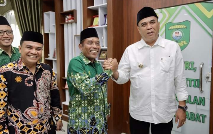 PDM Madina Siap Bersinergi Dengan Pemerintah Daerah, Bupati Sukhairi Nasution : Selamat atas Kepemimpinan yang Baru.