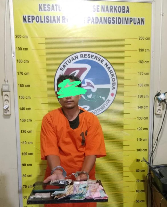 Nekat Edarkan Narkoba di Padangsidimpuan AAH 