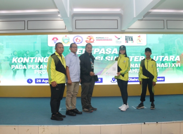 Kepala Dispora Lepas Kontingen Sumut Ikuti POPNAS XVI Sumsel