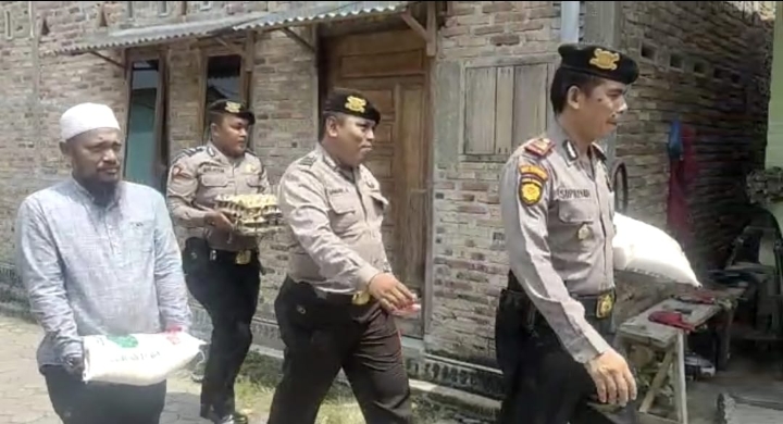 Peduli, Kasat Samapta Polres Asahan Berbagai