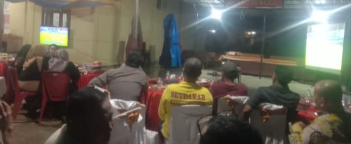 Kapolres AKBP Diari Astetika Ajak Masyarakat Nobar Final AFF U-23 Indonesia vs Vietnam di Mapolres Palas