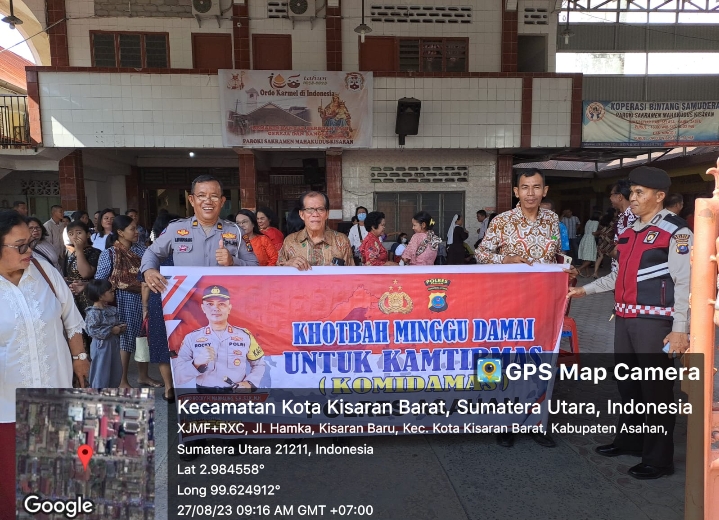 Personel Satlantas Polres Asahan Lasanakan Komidamas