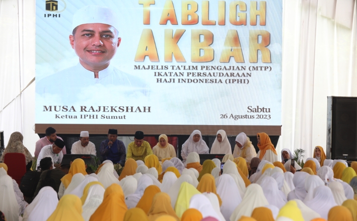 Hadiri Pengajian Akbar MTP IPHI, Ijeck: Jaga Silaturahmi dan Kemabruran Haji