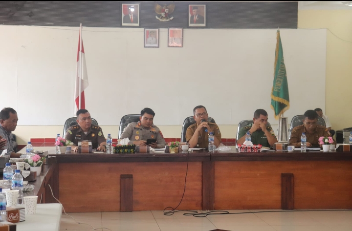 Buka Raker Forkopimda, Bupati Toba Ajak Fokus Penyelesaian Tiga Persoalan Utama