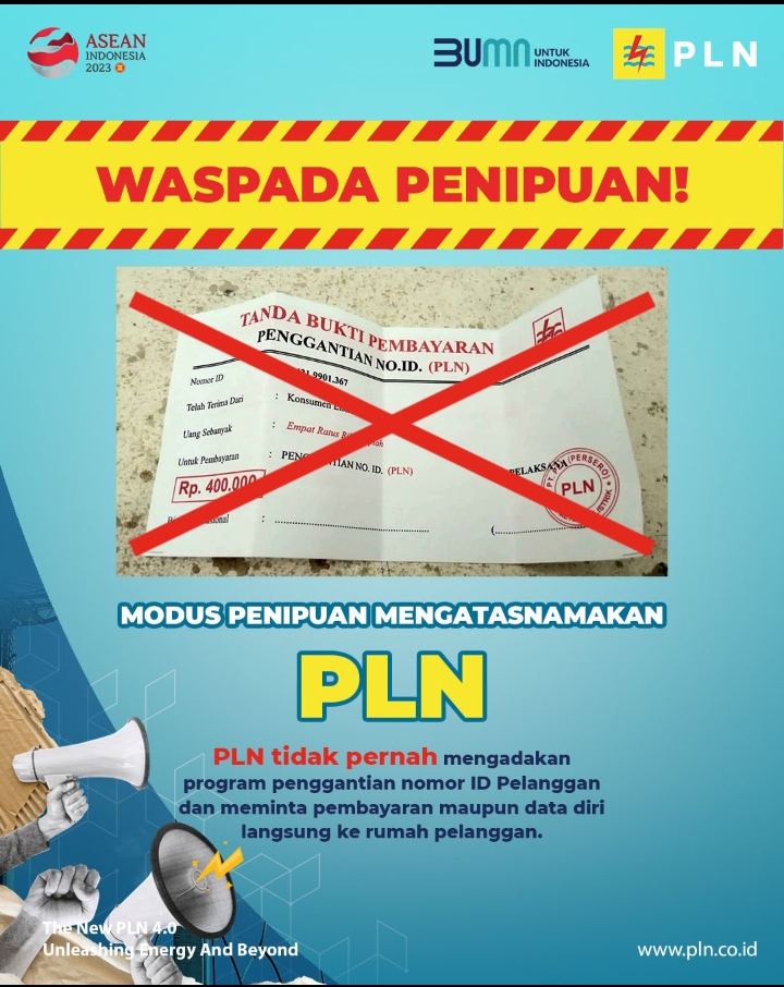 Humas PLN UID Sumut Yasmir Lukman :  Waspada Akan Penipuan Dengan Modus  Mengatasnamakan PLN