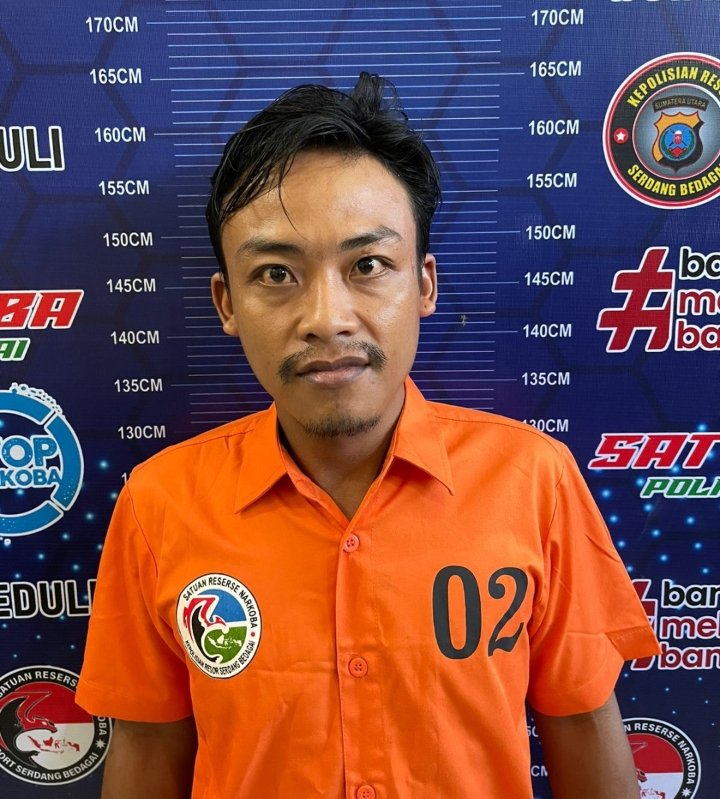 Satres Narkoba Polres Sergai Tangkap  Pengedar Sabu di Sei Bamban