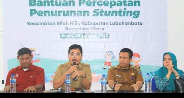 Kebun PT. HSJ Negeri Lama Salurkan CSR Untuk Penanganan Stunting di Labuhanbatu