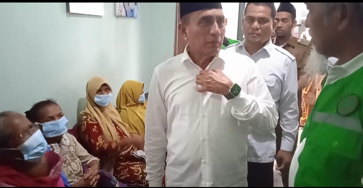 Kunker Gubsu bersama Kadis Kesehatan Provsu dan rombongan di Puskesmas Mompang,Ini Penjelasan Alwi Mujahid