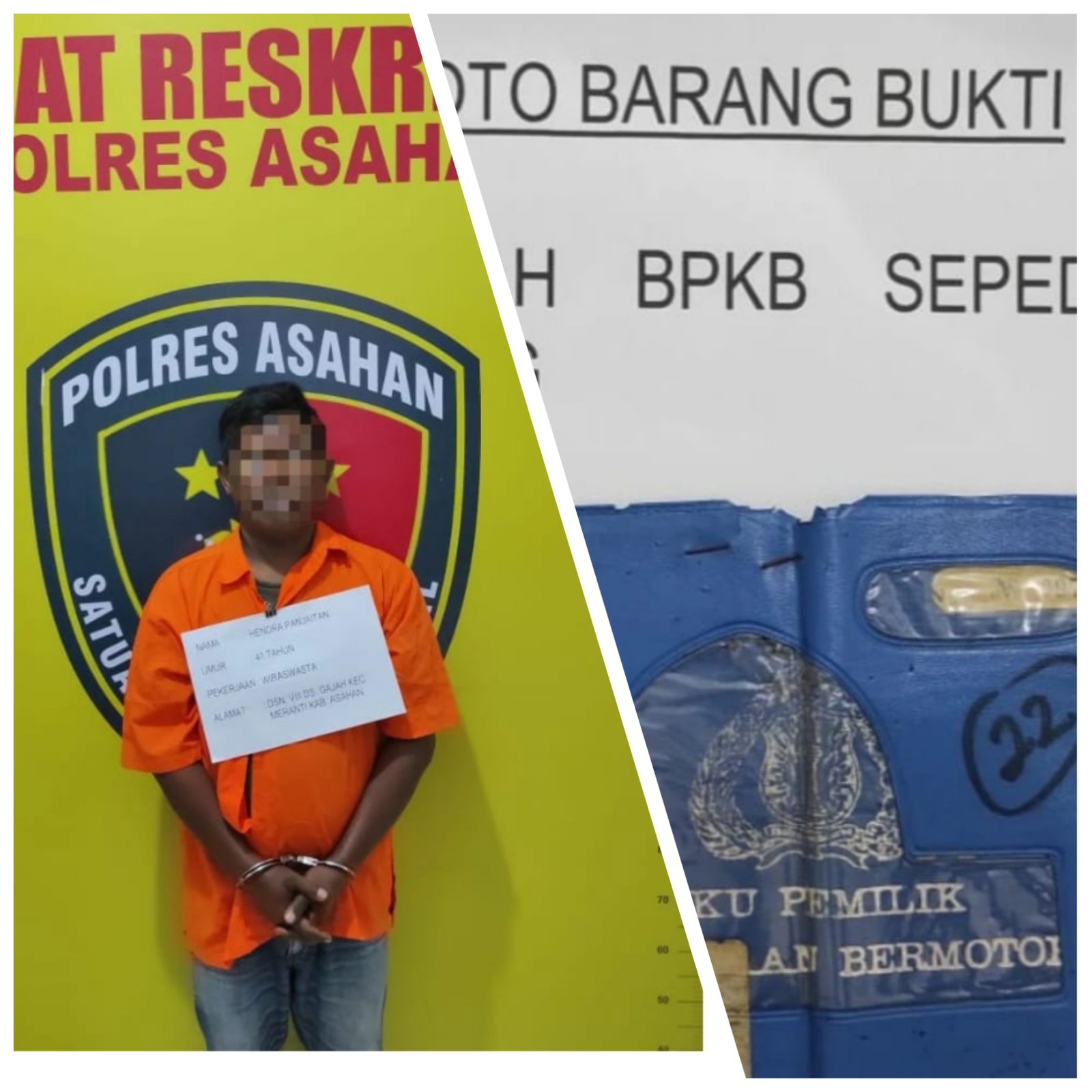 Satu Pelaku Pecuri Sepeda Motor Ditangkap, 2 Pelaku Lainnya Kabur