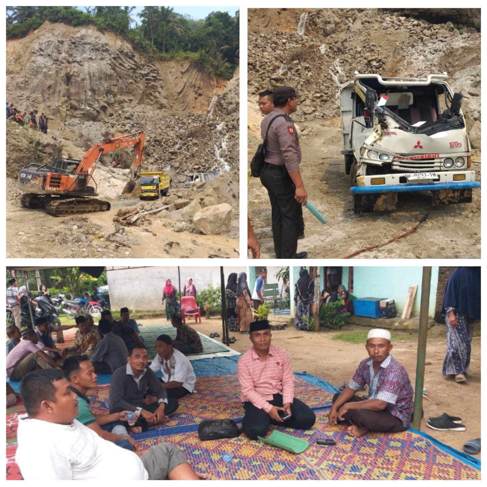 Dua Penambang Tewas Tertimpa Longsor Batu Padas