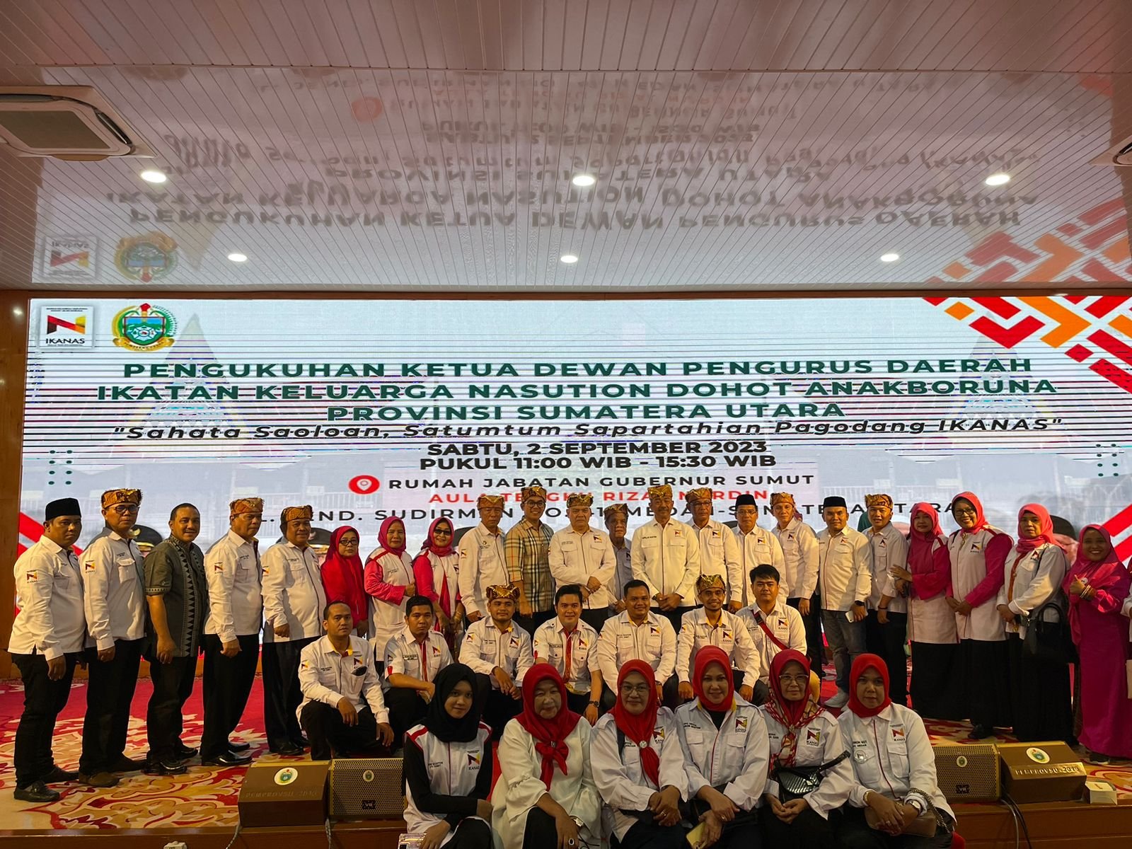 Dr H Asren Nasution Resmi Dikukuhkan Sebagai Ketua DPD Ikanas Sumut, Mari Kita Bersatu Saling Tolong Menolong
