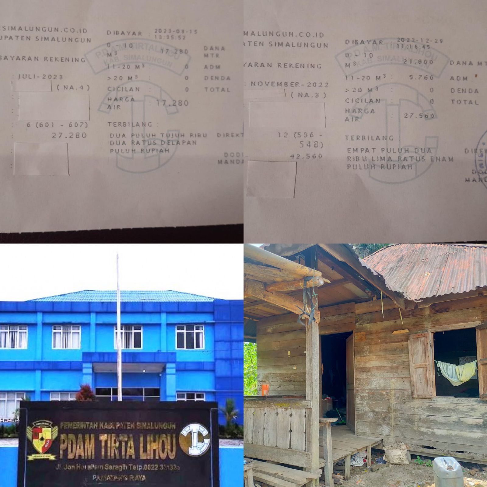 Diduga Naikkan Tarif Secara Sepihak, Dirut PDAM Tirta Lihou Simalungun Dilaporkan ke Polda SumutÂ 