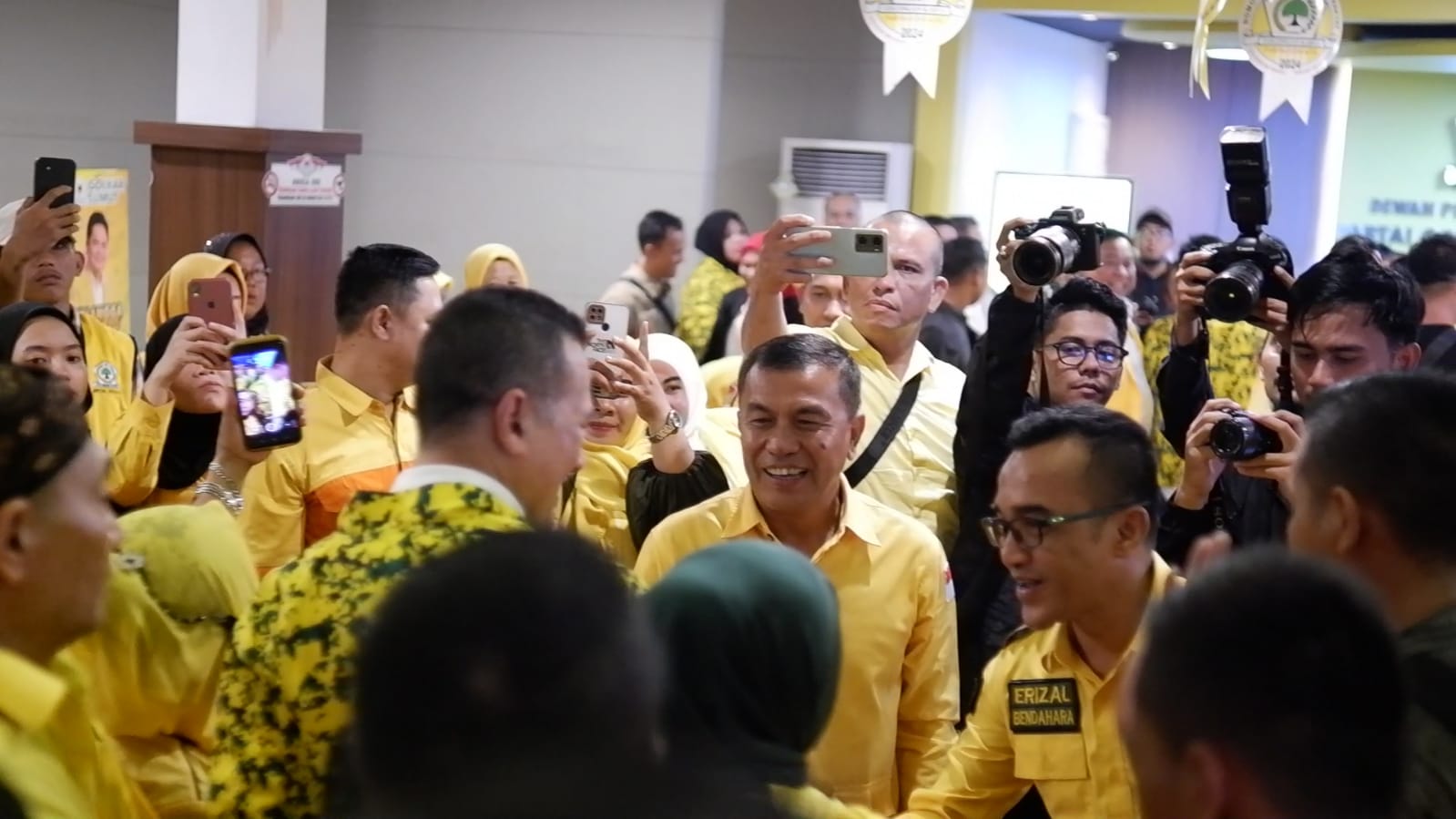 Musa Rajekshah Disambut Antusias di Kantor Golkar Sumut, Erizal, SE, Ijeck Sosok Memiliki kepedulian Kepada Masyarakat