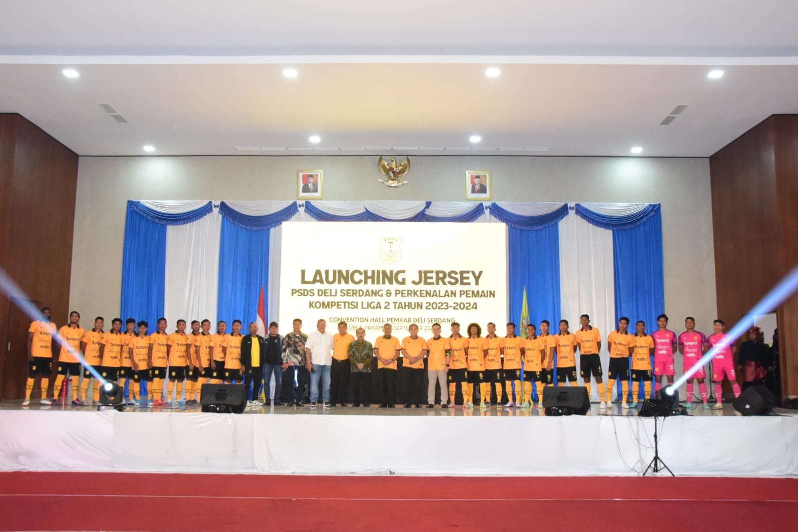 Launching Jersey dan Perkenalan Pemain, Bupati: Semoga PSDS Bisa ke Liga 1