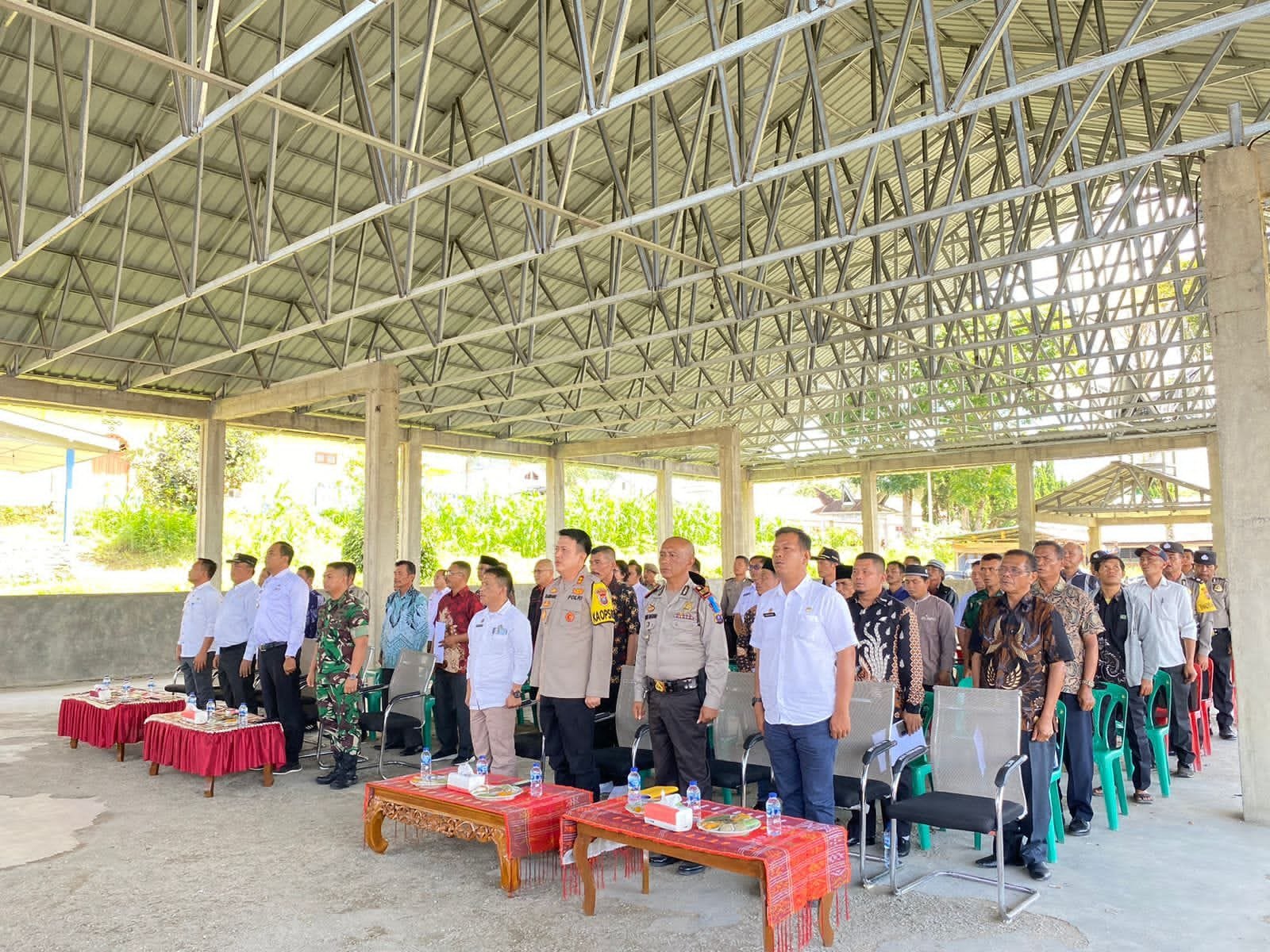 Kapolres Pakpak Bharat Pimpin Deklarasi Damai menju Pemilihan yang aman, damai dan Kondusif