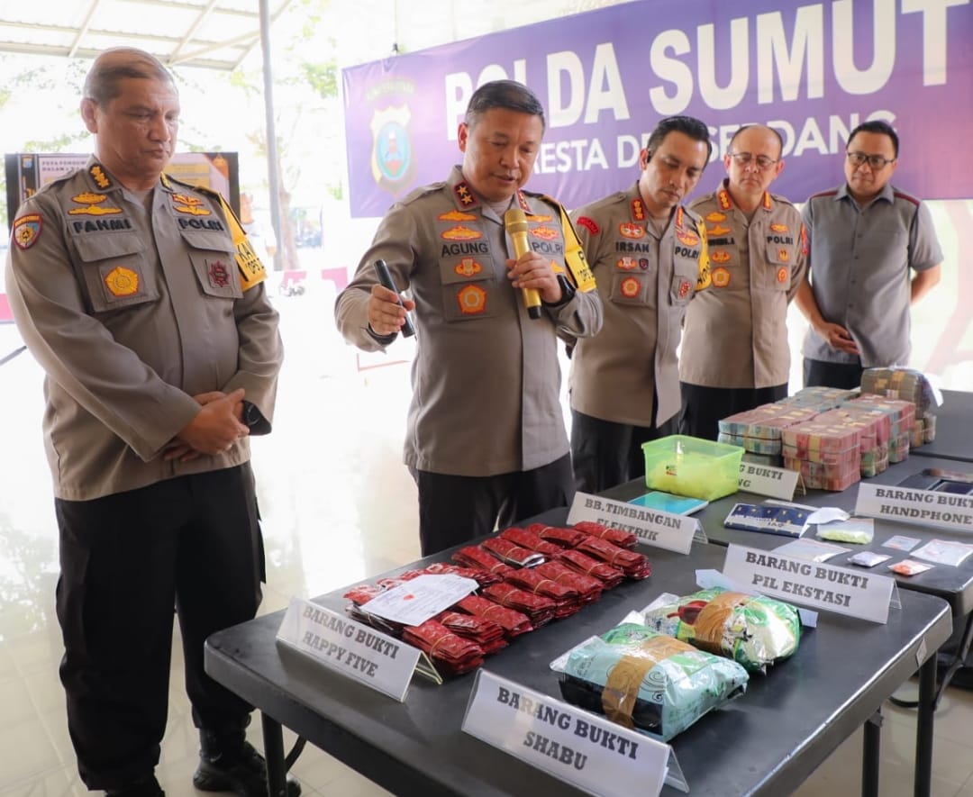 Polda Sumut Ungkap Sindikat Narkoba Dikendalikan Napi