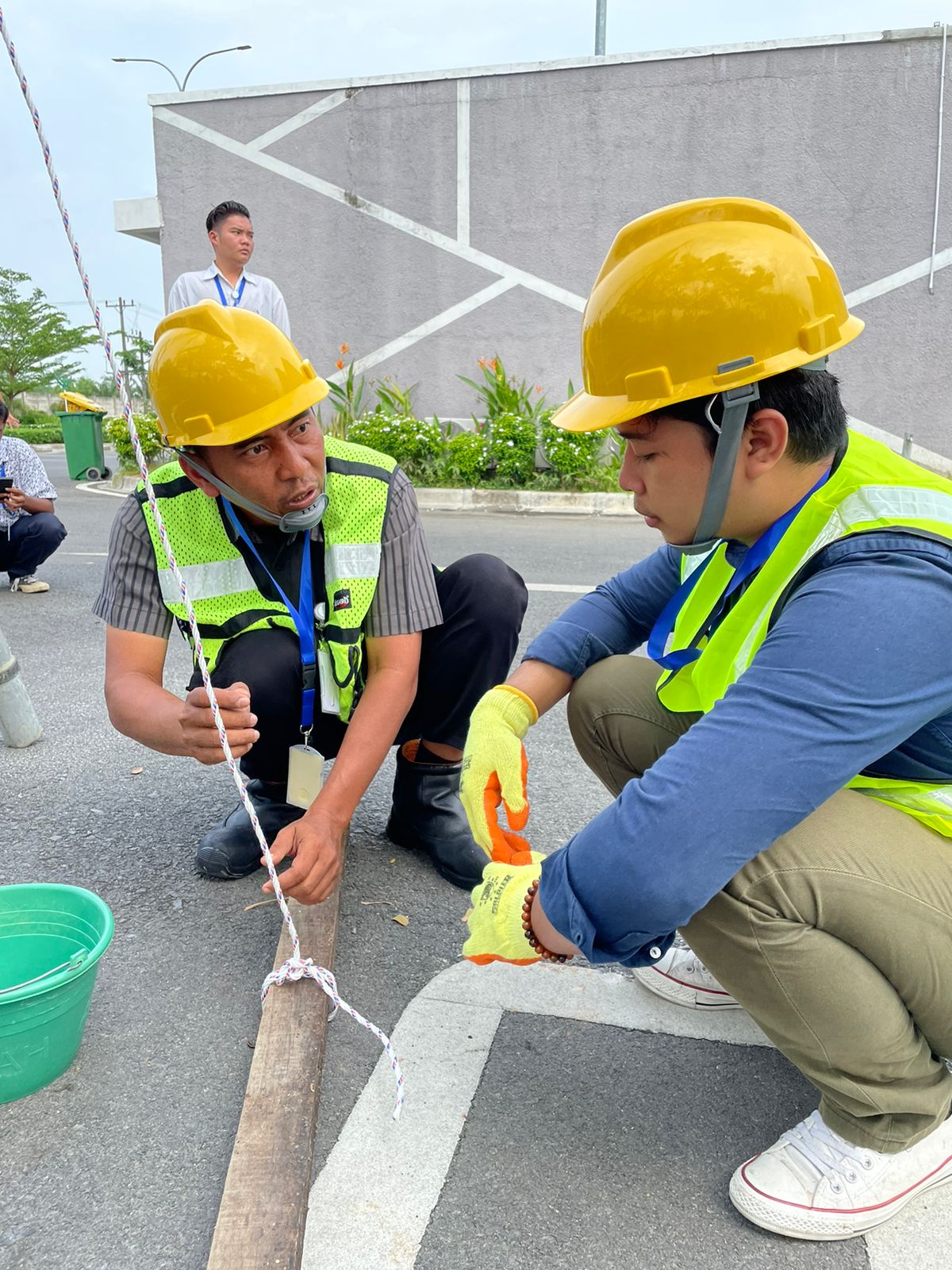 Inalum Latihan K3 Ahli Ketinggian Pemuda Sekitar Perusahaan
