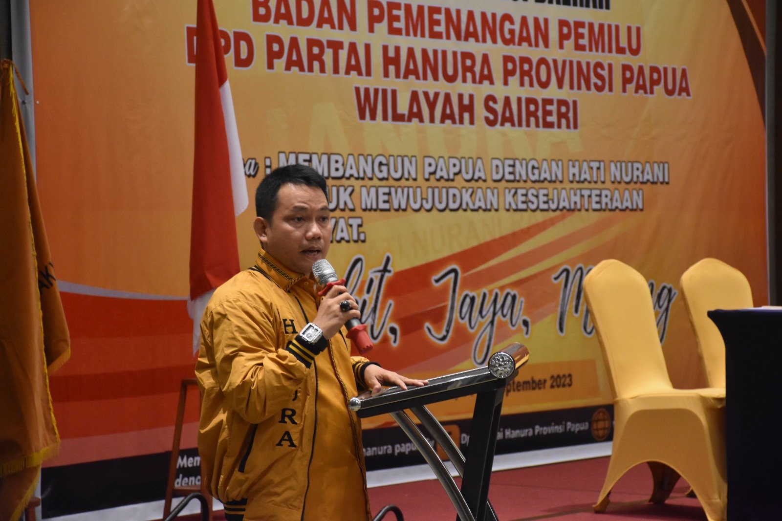 DPD Partai Hanura Papua Gelar Rakorda, Wakil Bappilu Abdul Aziz Khafia :Â  Ayo Rebut Kemenangan Pemilu 2024