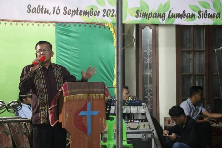 Pemkab Toba Bangga, Pesta Gondang Naposo Desa Pangombusan, Memilih Tema