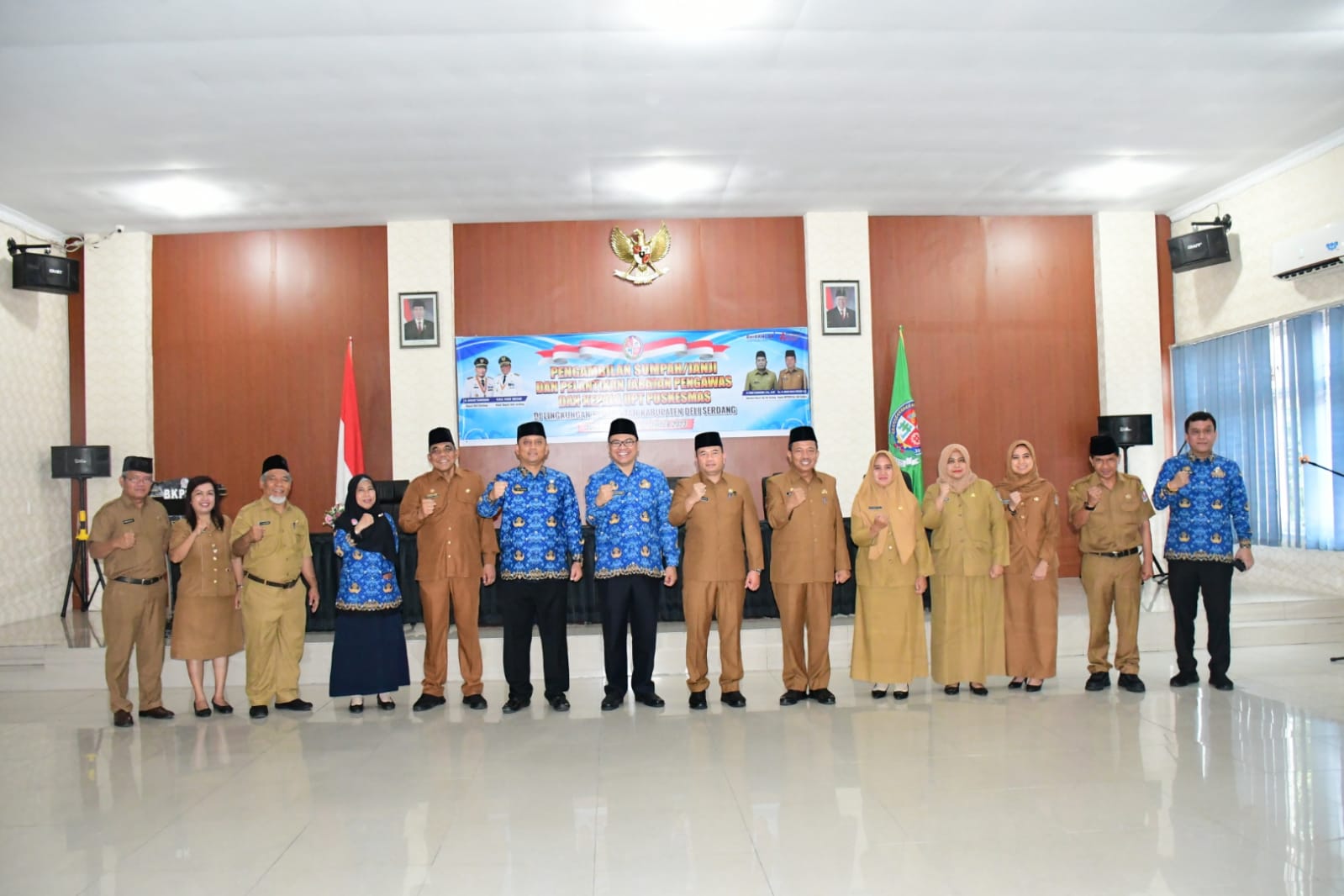 Sekda Lantik 3 Kepala Puskesmas dan 1 Kasubbag TU